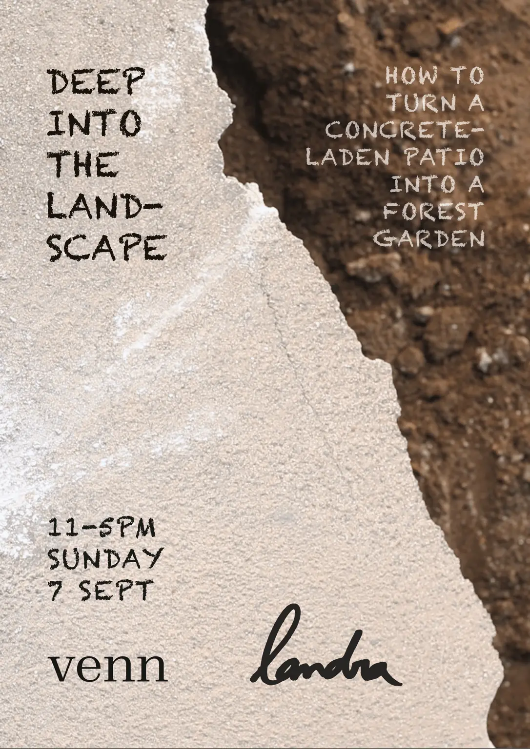 Deep into the Landscape poster