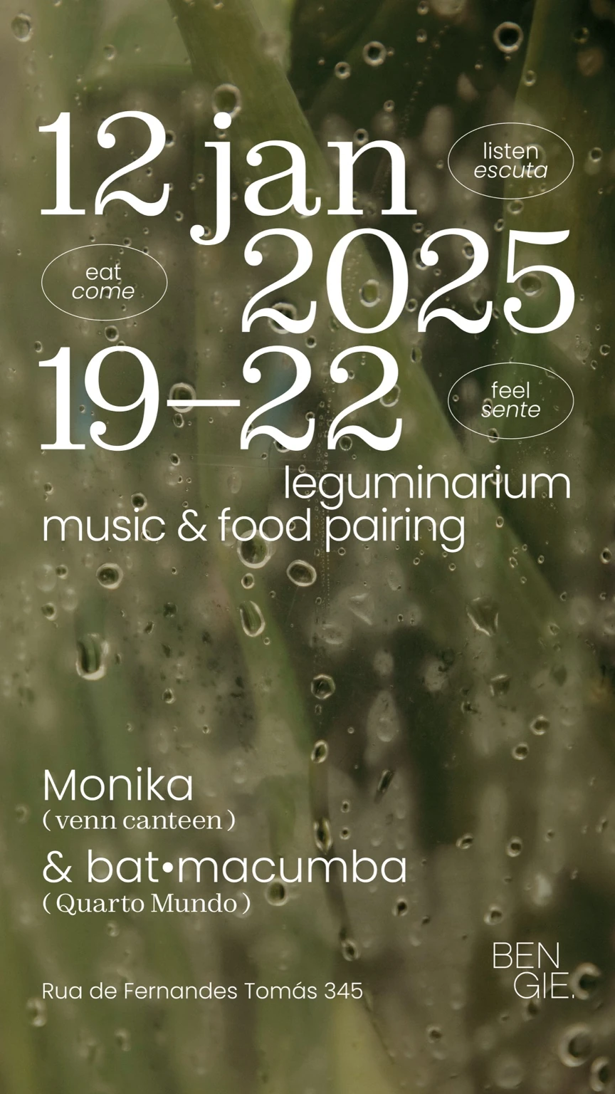 Leguminarium: A Sensory Dining Experience poster