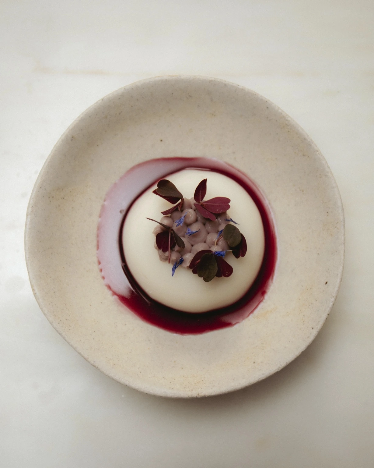 panna cotta 1 · plated · hero