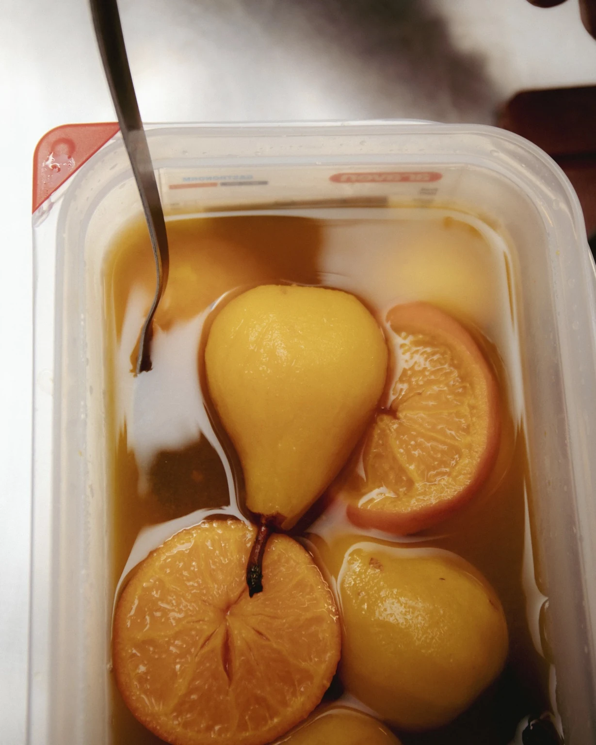 pear 4 · ice cream · plating