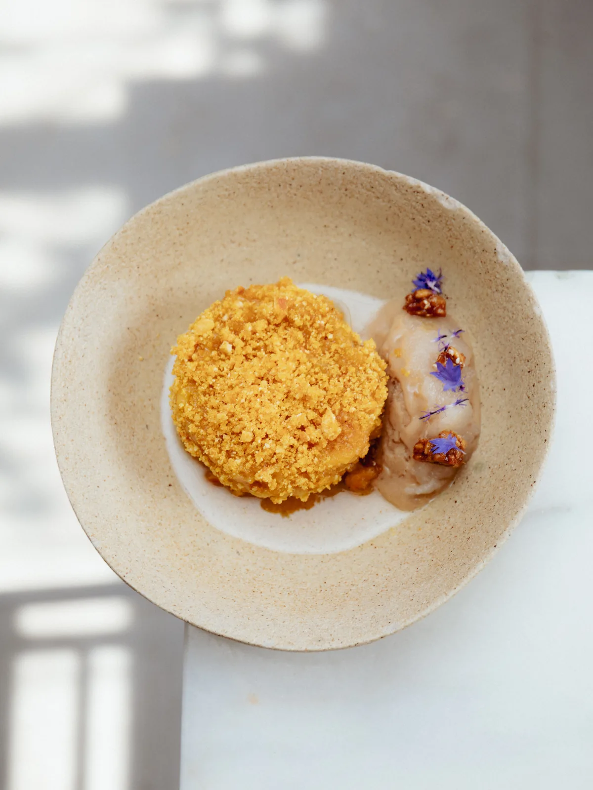 chai cake · orange cheong · rocha pear
