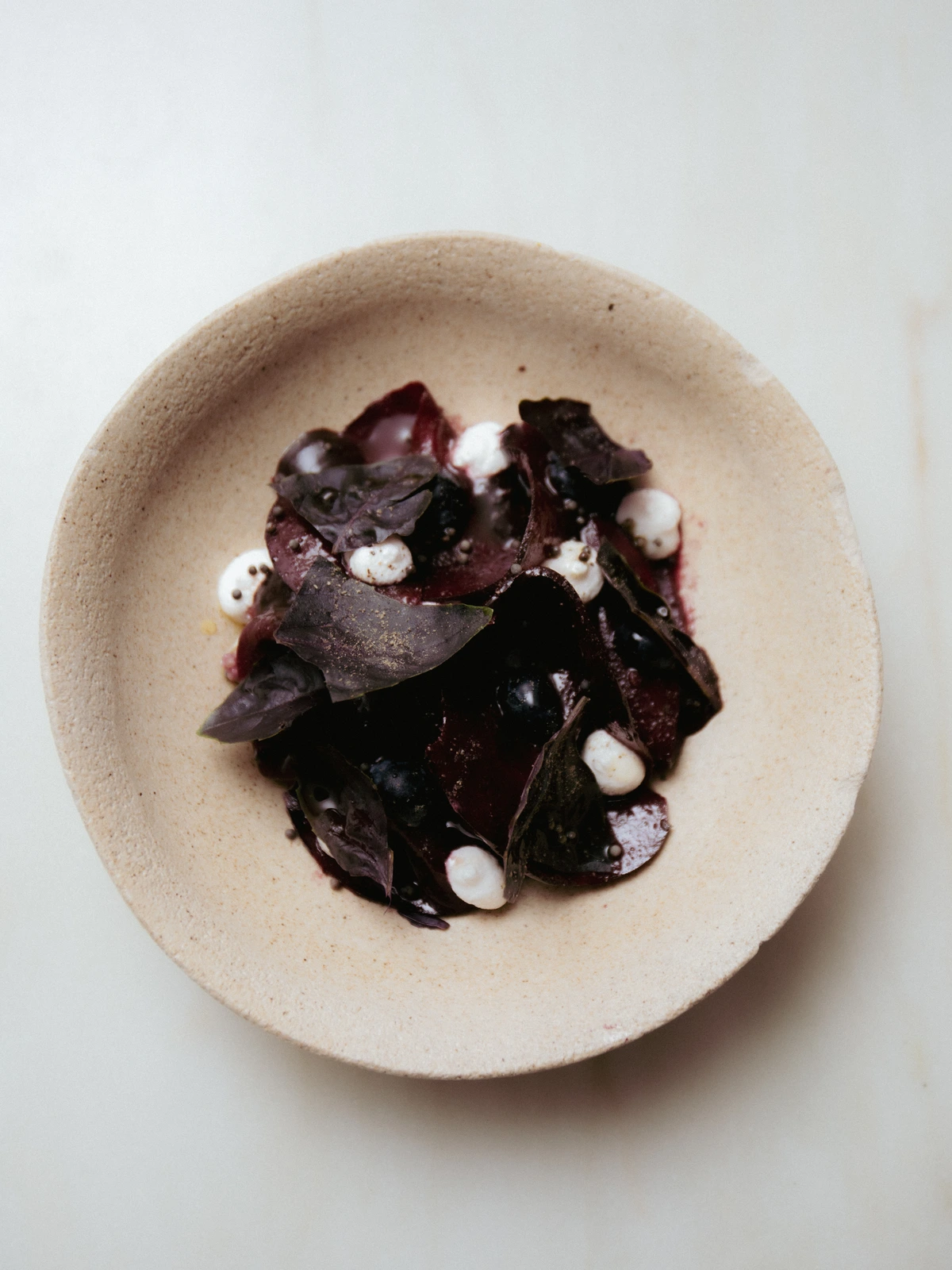 millet couscous · salt-aged beetroot · blackberry
